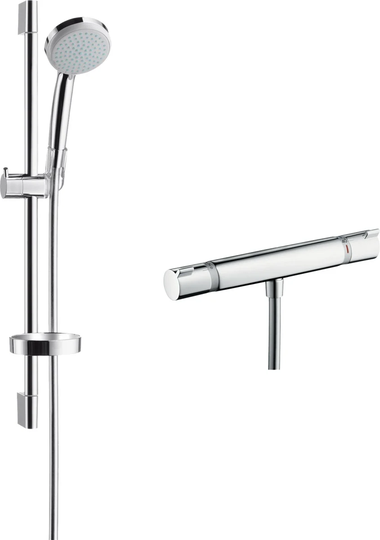 Hansgrohe Duschset Croma 100 Vario EcoSmart - Krom
