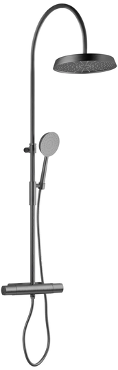 Tapwell Takdusch ARM7300-160 Borstad Black Chrome
