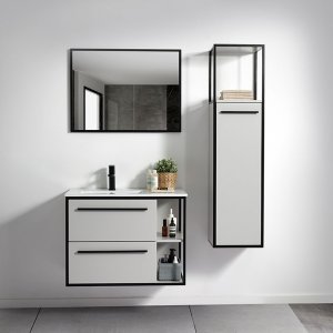Badrumsmöbler MF-1958 - Tvättställ med spegel