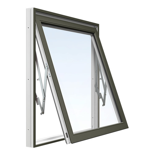 Energi Aluminium Vridfönster 11, 11, Olivgrön
