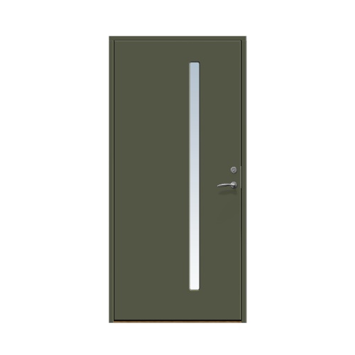 Ytterdörr Stabil Hjärup 10 x 21, Vänsterhängd, Olivgrön