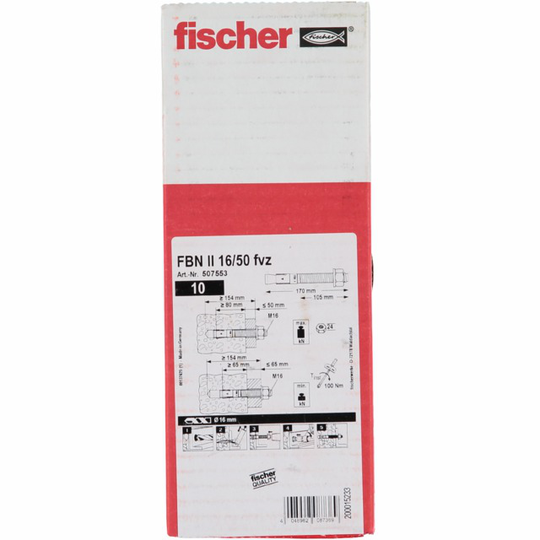 EXPANDERBULT FBNII 16/50 FZV M16X170MM | Beijerbygg Byggmaterial