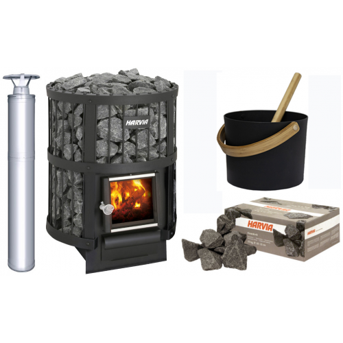 Harvia - Bastupaket ved 3