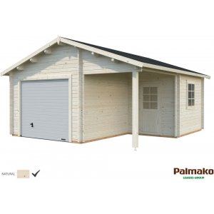 Garage Roger med takskjutport - 21,9+5,2 m²
