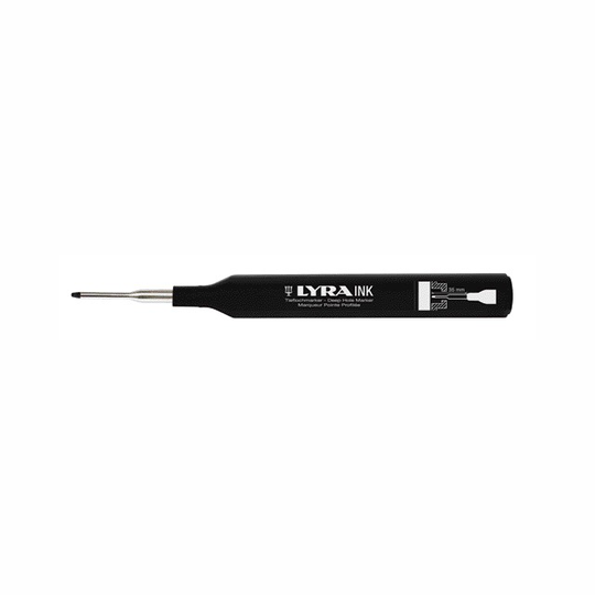 DJUPHÅLSMÄRKARE SVART LYRA INK | Beijerbygg Byggmaterial