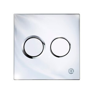 Gustavsberg Väggtrycke Triomont XS pneumatisk duo blank krom