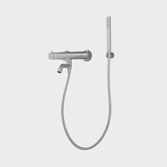 Primy Badkarsblandare Steel Pleasure 4 med handdusch och handduschfäste