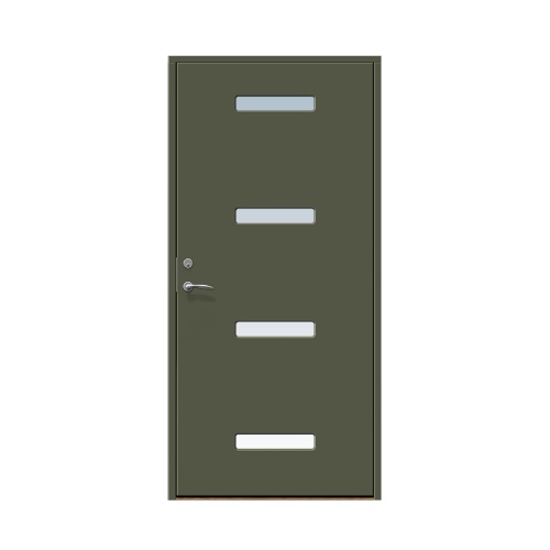 Ytterdörr Stabil Mellby 9 x 20, Högerhängd, Olivgrön