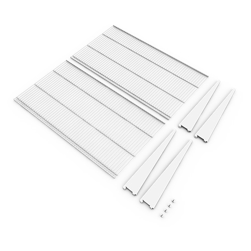 Pelly System Trådhylla 2-pack 854 mm, 468 mm