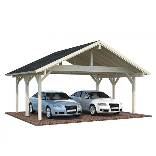Carport Robert 11,7 - 20,6 m² Shingel, 20,6 m², Obehandlad