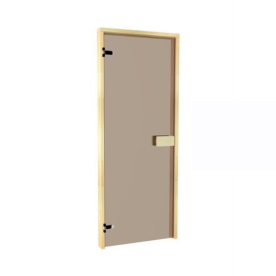 Sauna Sweden Classic bastudörr brons glas 6 x 18