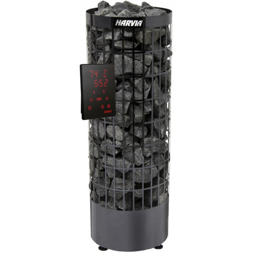 Harvia - Cilindro PC90XE 9.0 kW Black Steel - FRI frakt