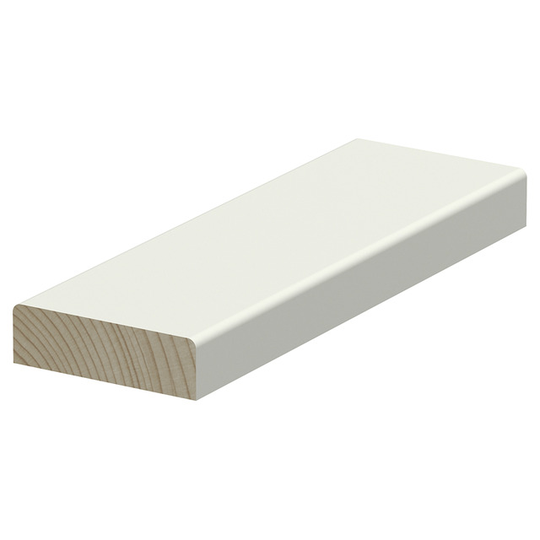 21X69 TÄCKBRÄDA 2RK VIT L=2,4 | Beijerbygg Byggmaterial