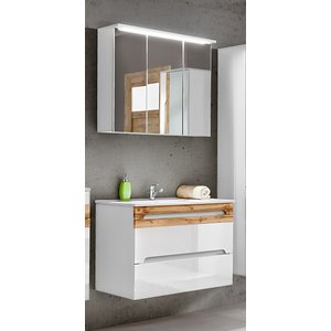 Möbelpaket Galaxy - 80 cm, vit