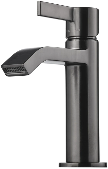 Tapwell Tvättställsblandare ARM071 Borstad Black Chrome