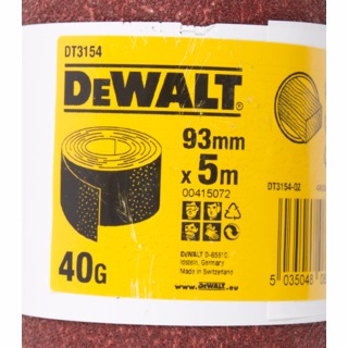 SLIPPAPPER RULLE 115MM 5M K60 DT3580 | Beijerbygg Byggmaterial