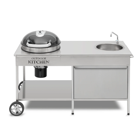 Contura Steel Utekök Topp 4, Låda 16, Kolgrill