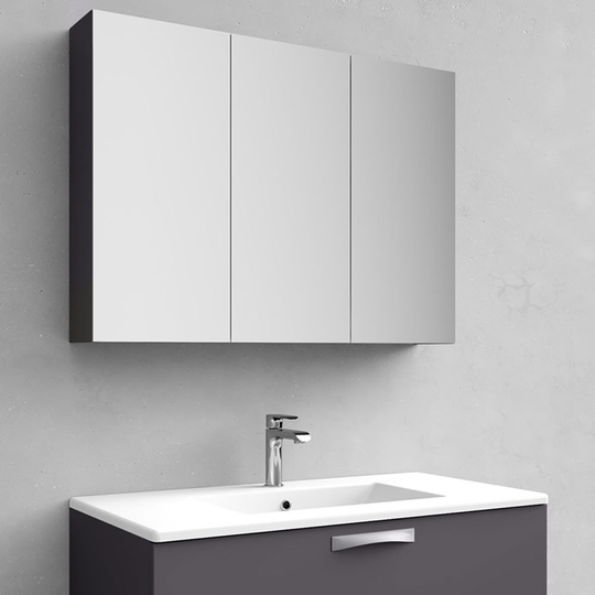 Spegelskåp Noro Flex Antracit 900 mm