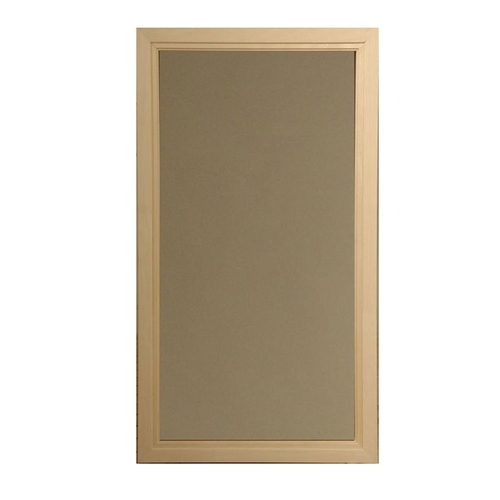med karm i asp Bastufönster 5 x 9, Rökgrått glas