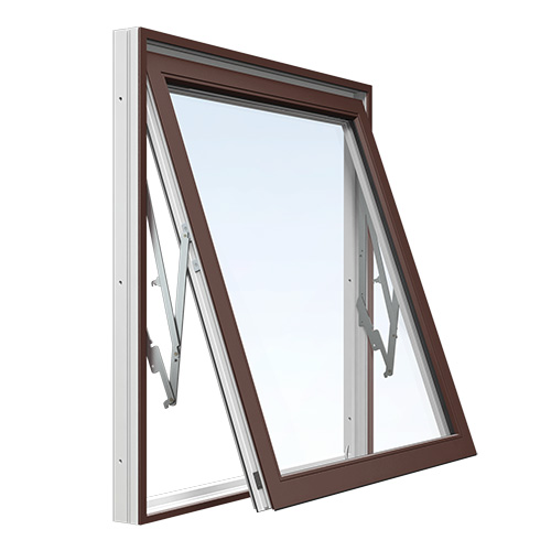 Energi Aluminium Vridfönster 12, 9, Nötbrun