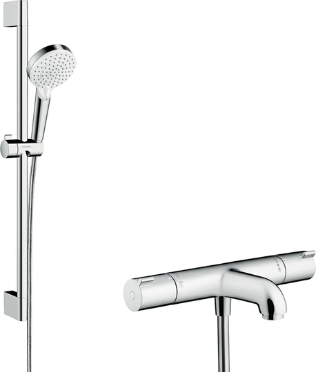 Hansgrohe Duschsystem Crometta Vario Med Ecostat 1001 CL - Krom