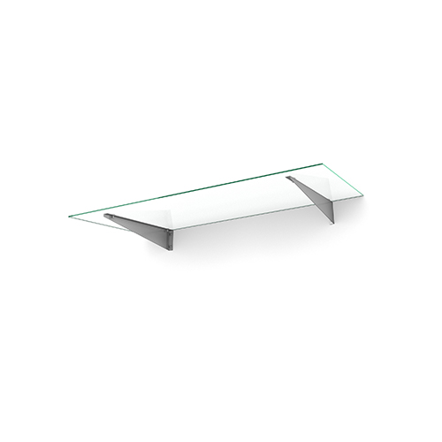 Entrétak Easy Collection - Flat Flat Rostfritt Stål, Frostat glas, Flat Rostfritt Stål
