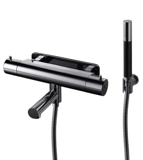 Tapwell Badkarsblandare Evo EVM026-160 Black Chrome