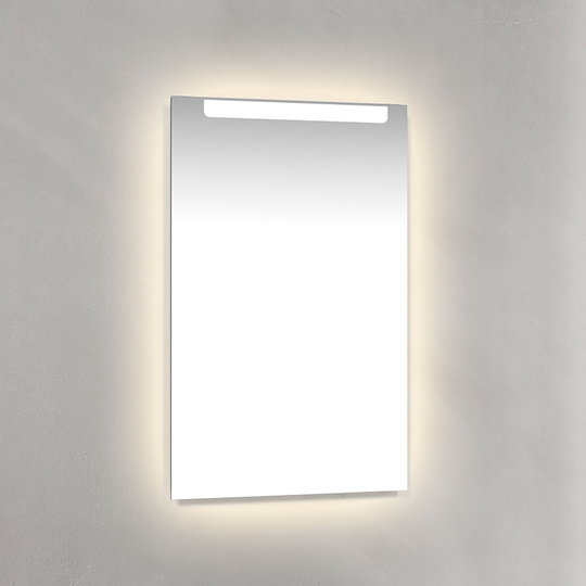 Spegel Macro Design Crown Ambilight Infälld belysning