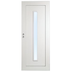 Skjutdörr Öland - 1-spegel - Långt glas - Massiv - Outlet