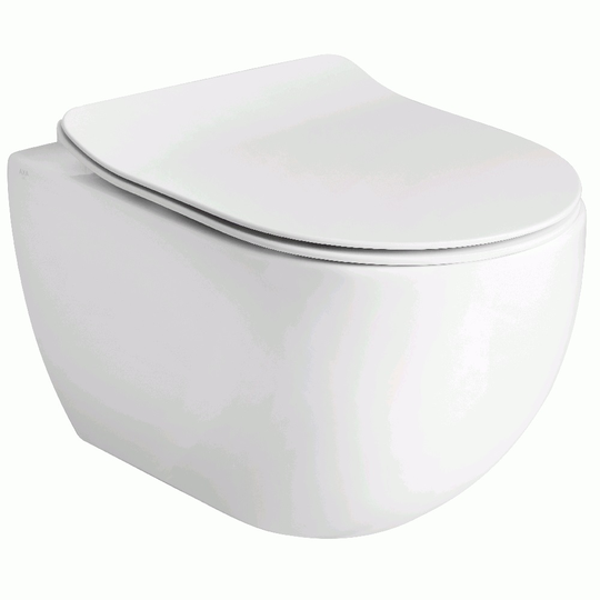 Vägghängd Toalettstol Lavabo Glomp Rimless