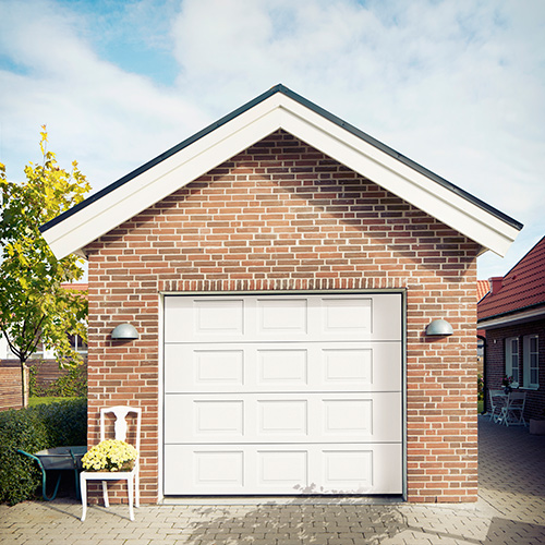 Garageport Advant Complete - Spegel 2400 x 2125, Eurocylinder