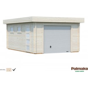 Garage Rasmus med takskjutport - 19,0 m²