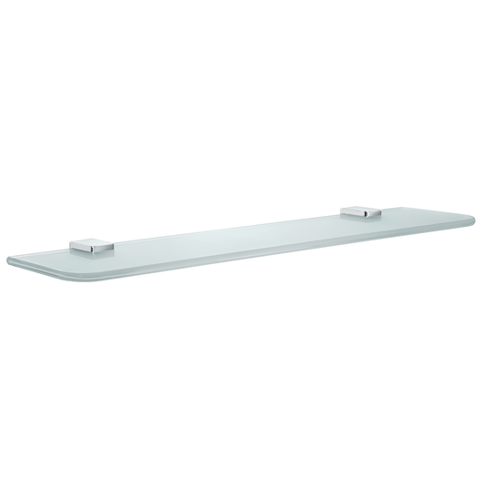 Badrumshylla Smedbo Ice OK347 Krom/Frostat Glas