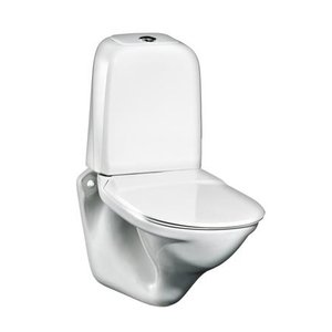 Gustavsberg 339 2/4 l, ROT, vägghängd, standardsits