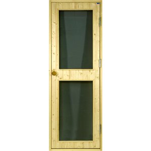 Bastudörr med 2 glaspartier