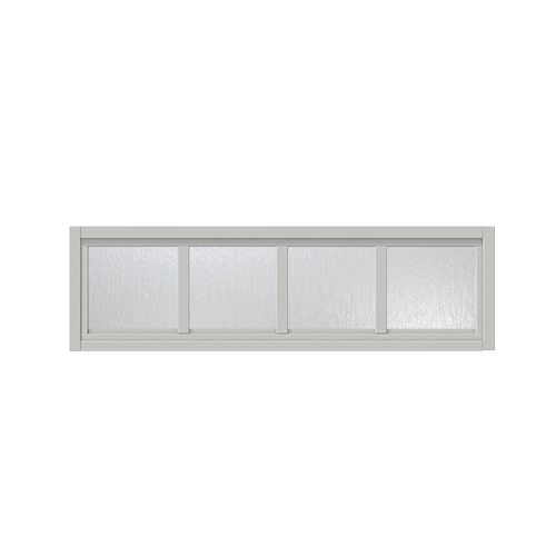Överljus med spröjs Näs 9x3, Ljusgrå, Cotswoldglas