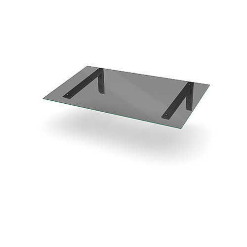 Entrétak Easy Collection - Bold Tonat glas, Bold Silver, Bold Silver