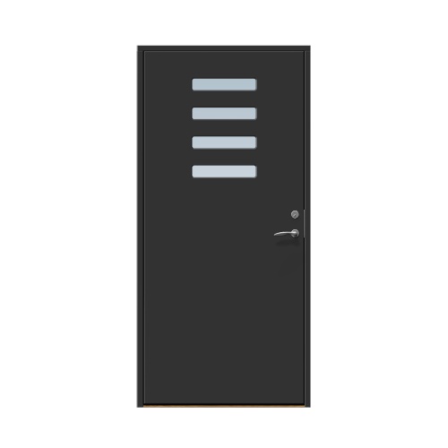 Ytterdörr Stabil Röshult 9 x 20, Vänsterhängd, Svart