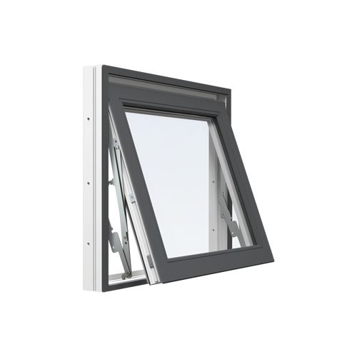Energi Aluminium Vridfönster Antracitgrå, 15, 6