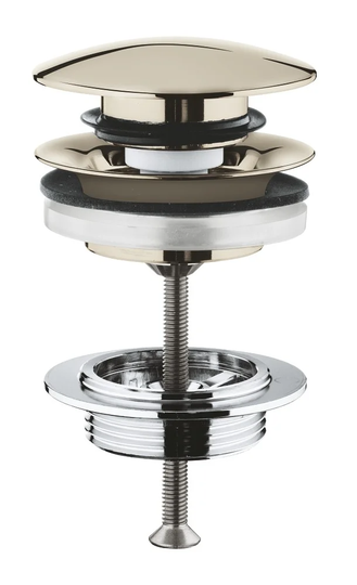 Grohe Bottenventil Nickel