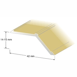 NIVÅLIST 14-15MM 200CM CHAMPANGE NR73 | Beijerbygg Byggmaterial