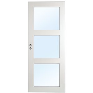 Skjutdörr Öland - 1-spegel - 3 glas - Massiv - Outlet