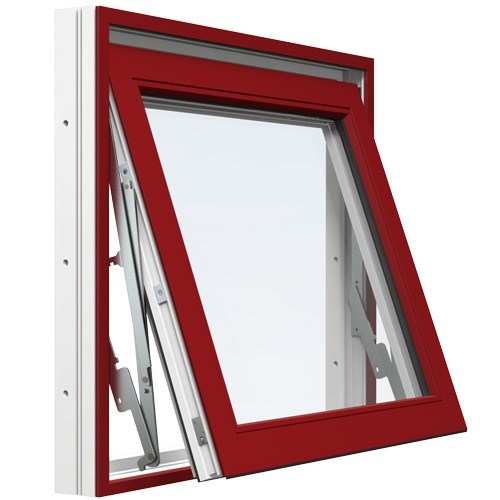 Energi Aluminium Vridfönster Röd, 16, 13