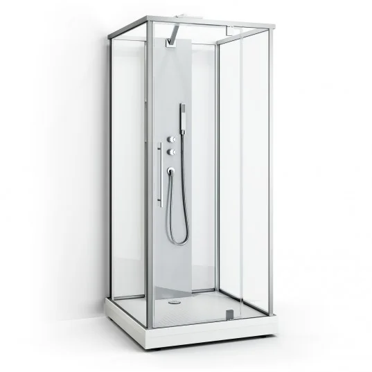 Box Two - Klarglas Natur 103x103