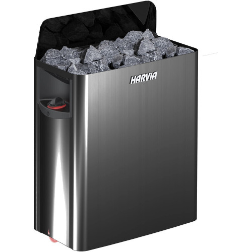 Harvia - The Wall SW45 Black Steel 4.5kW - FRI frakt