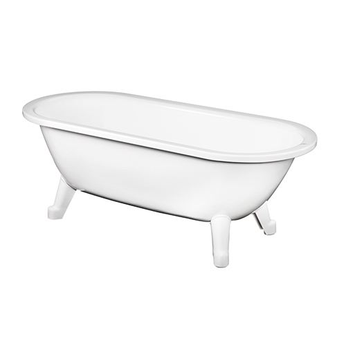 Badkar med tassar Gustavsberg Duo 1680 1680 mm