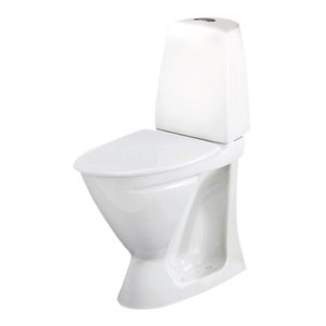 Ifö Sign WC-stol 6872, hög model vit med mjuksits vit