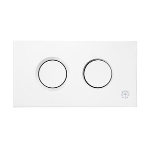 Gustavsberg Topptrycke Triomont XT pneumatisk duo vit