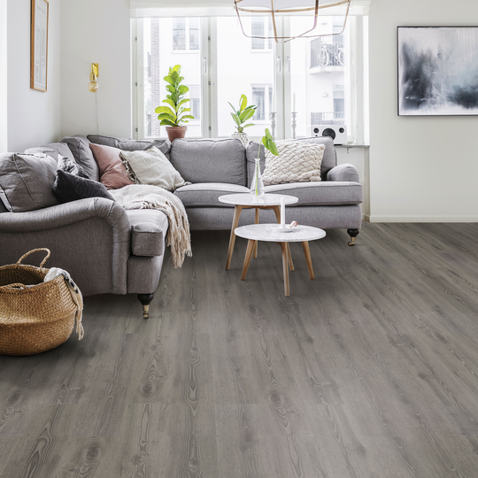 Vinylgolv Tarkett Starfloor 55 Scandinavian Oak Dark Grey