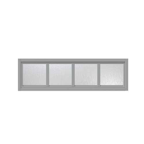 Överljus med spröjs Näs 10x4, Stengrå, Cotswoldglas